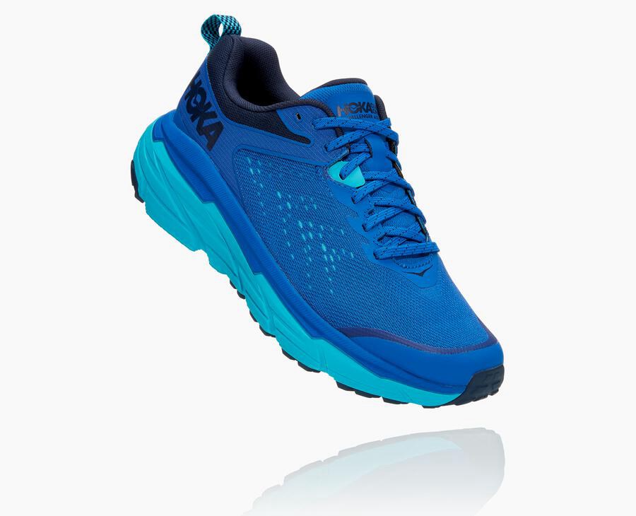 Tenis Hoka One One Trail Hombre Azules - Challenger Atr 6 - MTAY04639